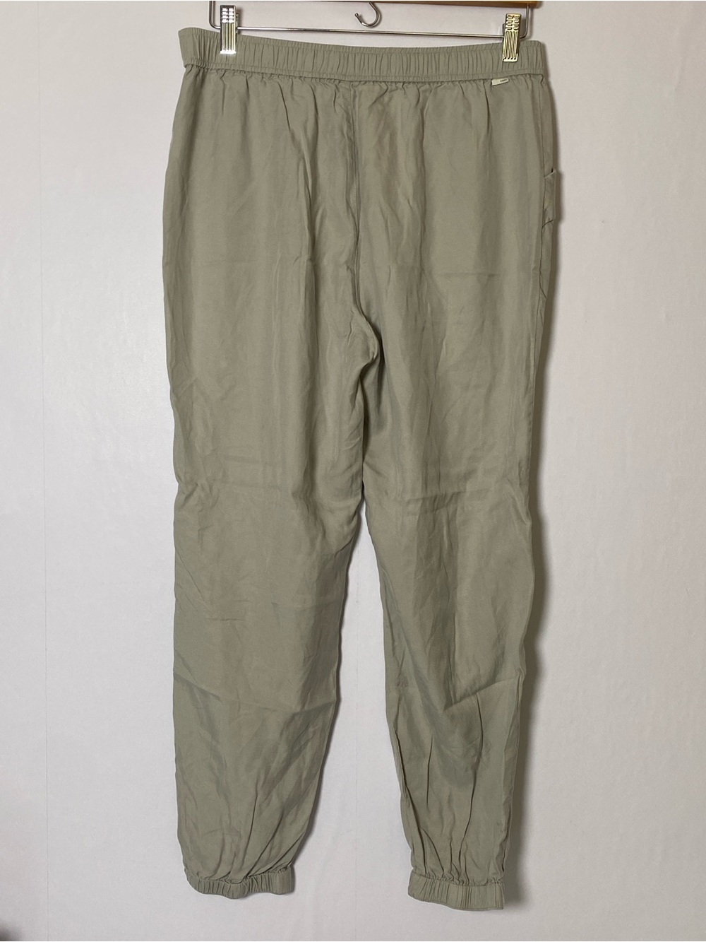 Vuori Trestles Linen Blend Twill Jogger Pant Medium Gray Relaxed Fit - Picture 4 of 10
